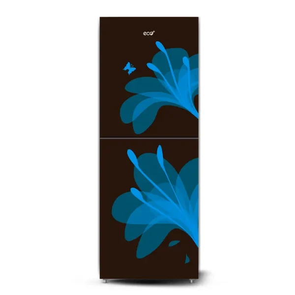 Eco+ 170 LITER FRAMELESS GLASS DOOR REFRIGERATOR BLACK FREESIA