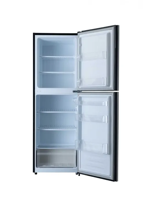 ECO+ 202 LITER FRAMELESS GLASS DOOR FRIDGE MAGNOLIA BROWN WITH BASE - Image 3