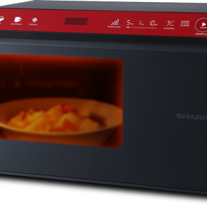 Sharp Top Control Solo Microwave Oven – R-2235H(R) | 24 Liters – Top Red & Black