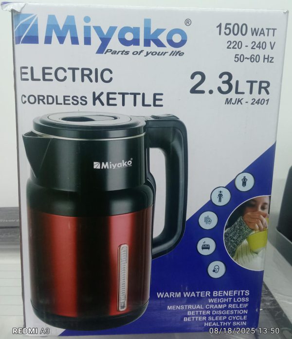 Miyako 2.3 Liter Automatic Electric Kettle (MJK-2401)
